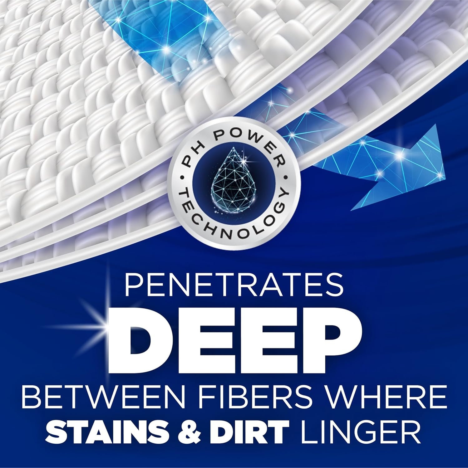 image:imageARM amp HAMMER Deep Clean Stain Formula Laundry Detergent Power Paks Sparkling Clean Scent 32 Count 32 LoadsClean Brust