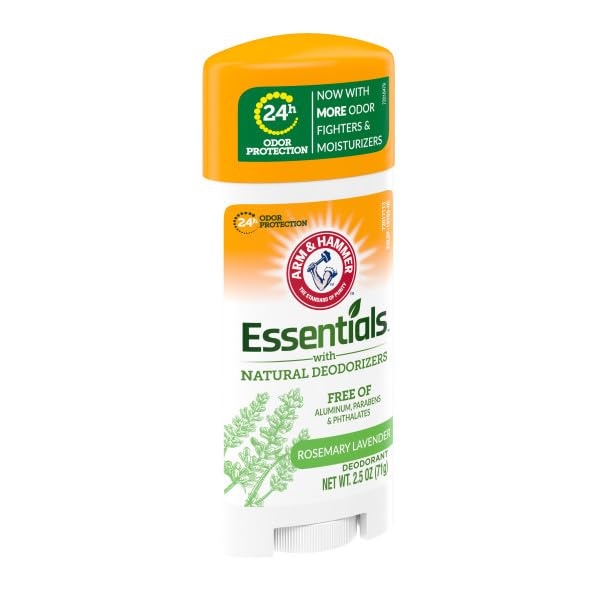 image:imageARM amp HAMMER Essentials Deodorant Clean Juniper Berry Wide Stick Made with Natural Deodorizers Free From Aluminum Parabens amp Phthalates 25 oz Pack of 2Rosemary Lavender