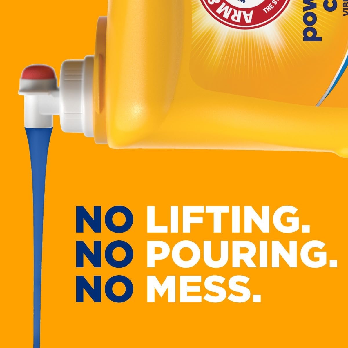 image:imageARM amp HAMMER Liquid Laundry Detergent Clean Burst Fresh 200 fl oz 200 Loads HE Laundry Detergent LiquidClean Burst