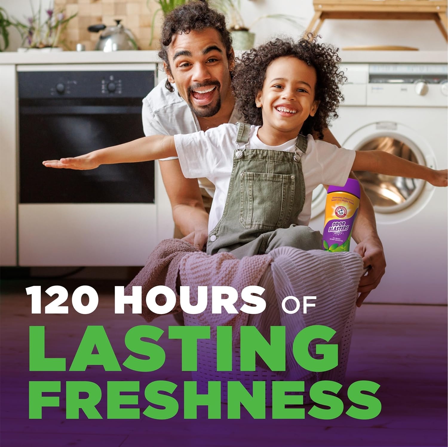 image:imageARM amp HAMMER Odor Blasters InWash Scent Booster Fresh Botanical 24 Oz24 Ounce Pack of 1