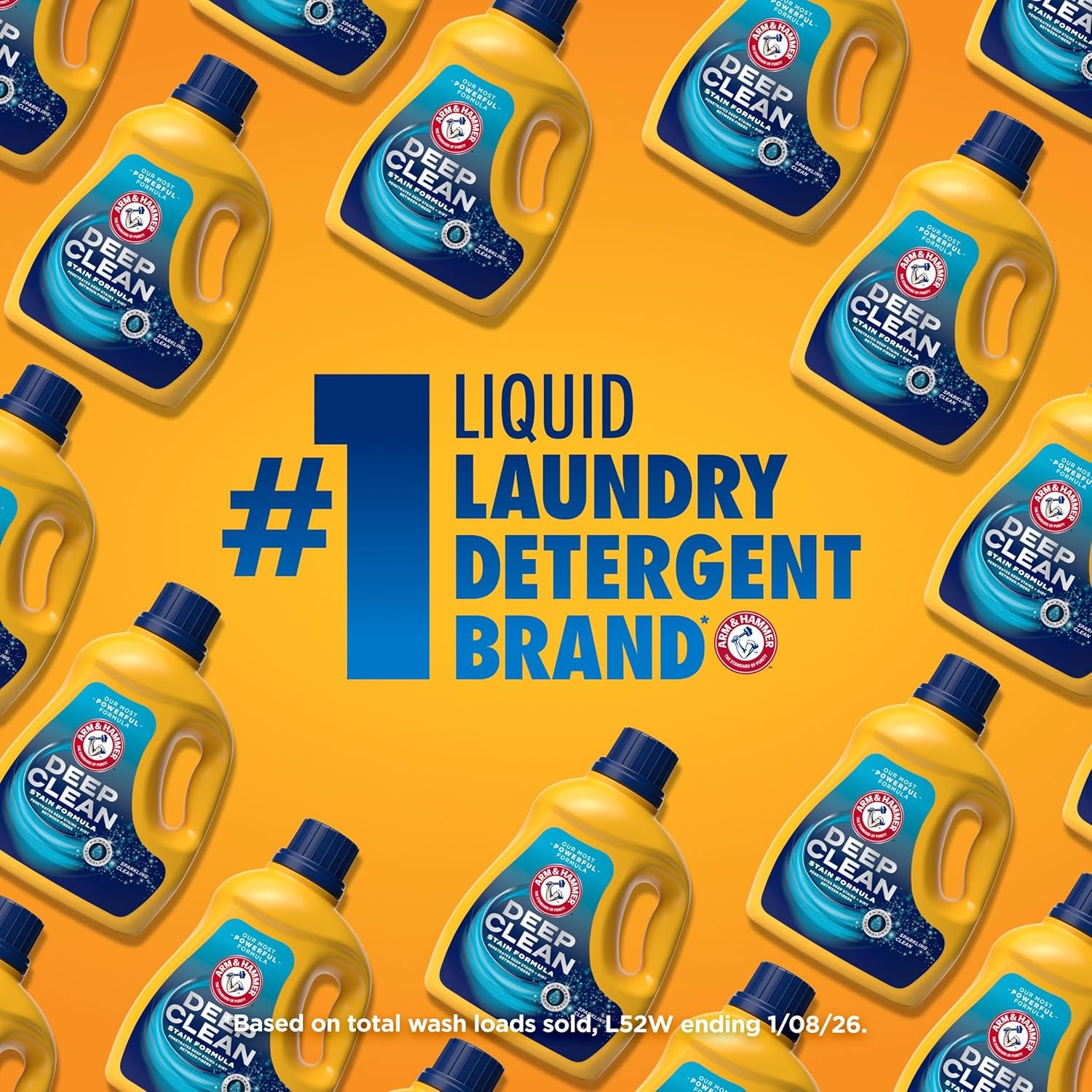 image:imageARM amp HAMMER Plus OxiClean Max Force Deep Clean Stain Formula Liquid Laundry Detergent Sparkling Clean Scent 75 Fl Oz 50 LoadsSparkling Clean