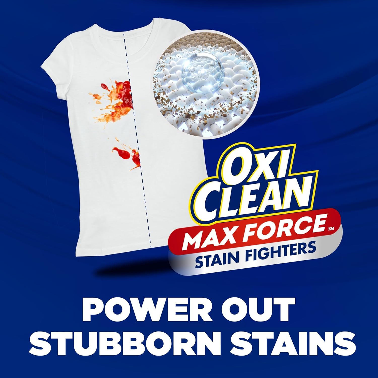 image:imageARM amp HAMMER Plus OxiClean Max Force Deep Clean Stain Formula Liquid Laundry Detergent Sparkling Clean Scent 75 Fl Oz 50 LoadsSparkling Clean