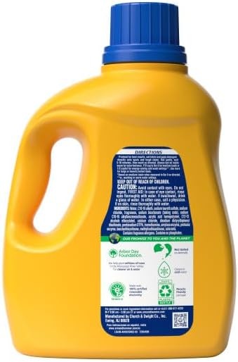 image:imageARM amp HAMMER Plus OxiClean Ultra Stain Fighters Liquid Laundry Detergent Stain Remover for Clothes Fresh Scent 74 Loads 962 Fl OzFresh Scent