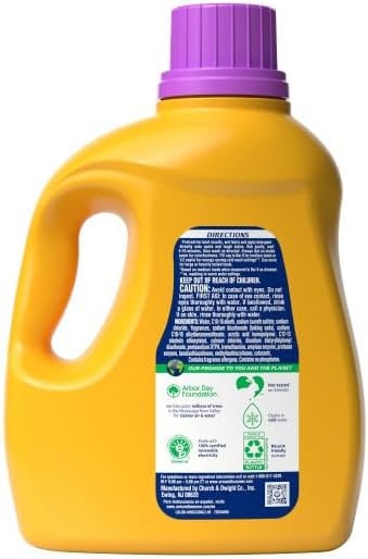 image:imageARM amp HAMMER Plus OxiClean with Odor Blasters Liquid Laundry Detergent Laundry Odor Remover Attacks Stains Fresh Burst Scent 74 Loads 962 Fl Oz