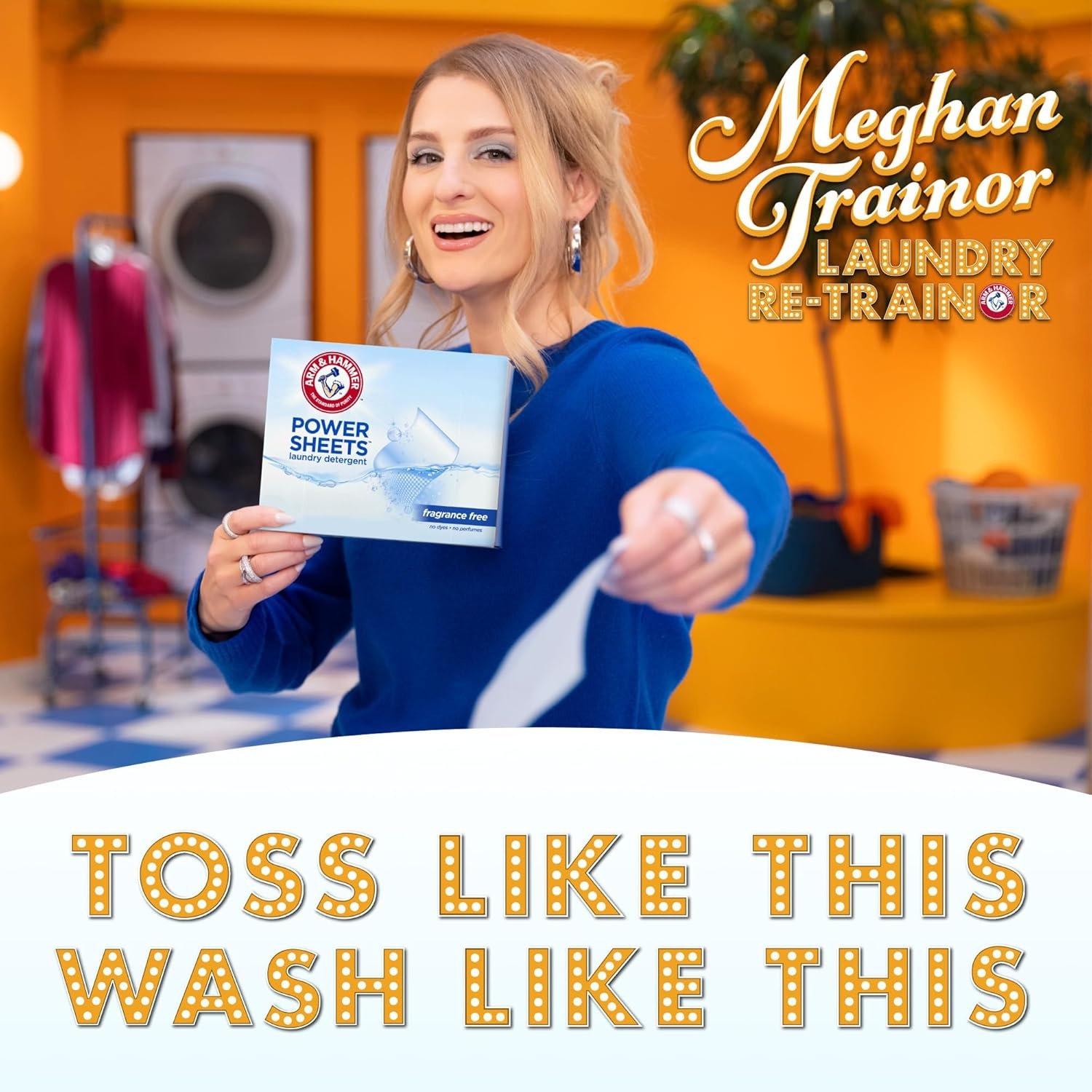image:imageARM amp HAMMER Power Sheets Laundry Detergent Fresh Breeze Scent No Mess Lightweight and TravelFriendly 35 Count Up to 70 Small LoadsFragrance Free