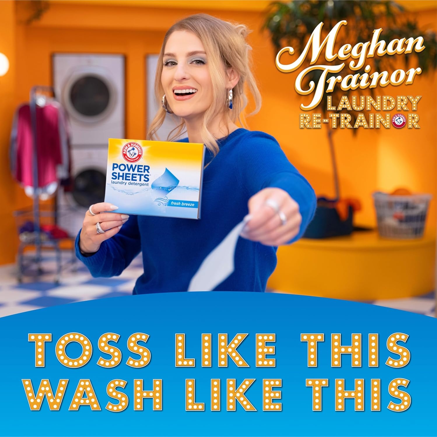 image:imageARM amp HAMMER Power Sheets Laundry Detergent Fresh Breeze Scent No Mess Lightweight and TravelFriendly 35 Count Up to 70 Small LoadsFresh Breeze