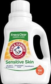 image:imageARM amp HAMMER Sensitive Skin Free amp Clear 140 Loads Liquid Laundry Detergent 140 Fl ozFragrance Free