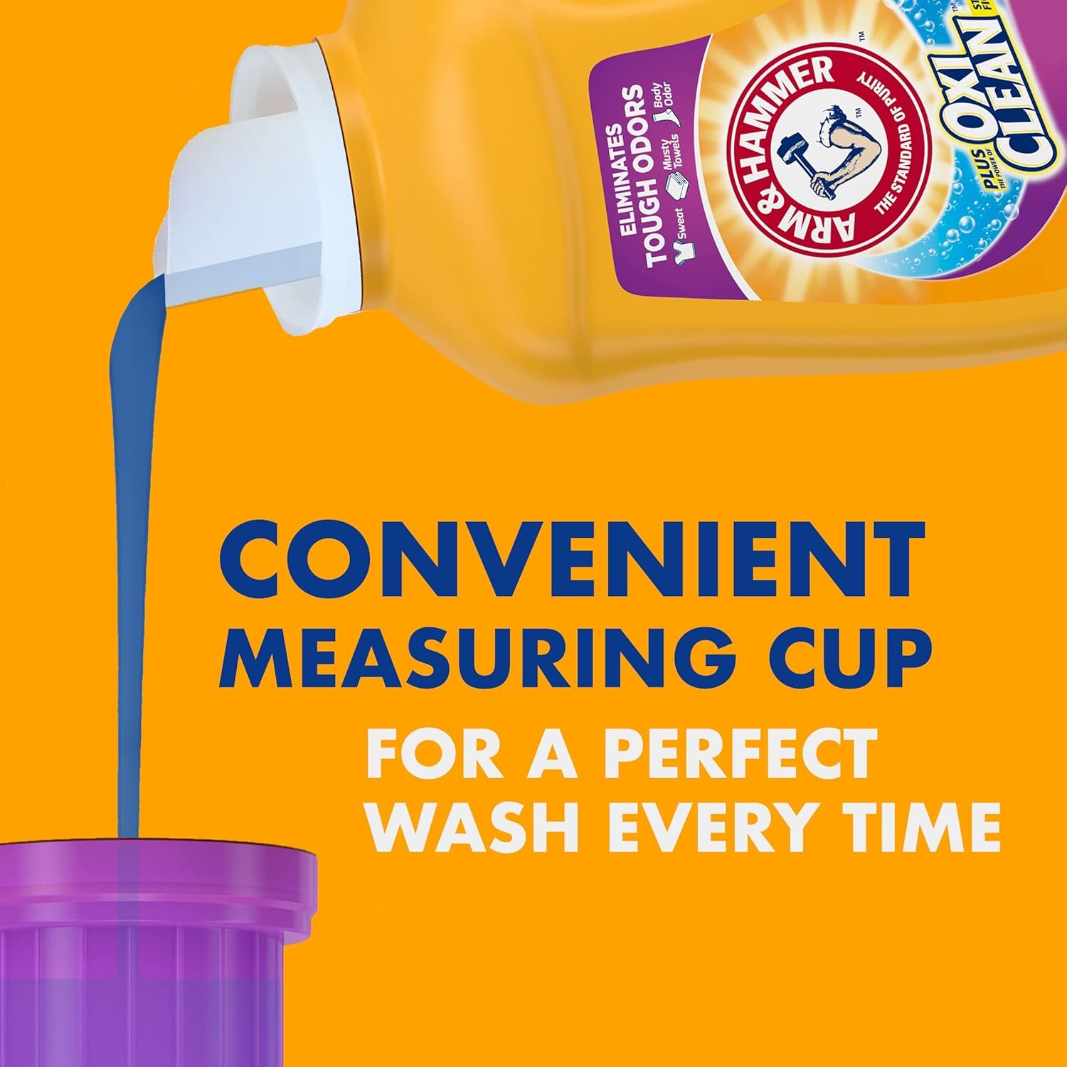 image:imageARM amp HAMMER Sensitive Skin Free amp Clear 140 Loads Liquid Laundry Detergent 140 Fl ozFresh Burst