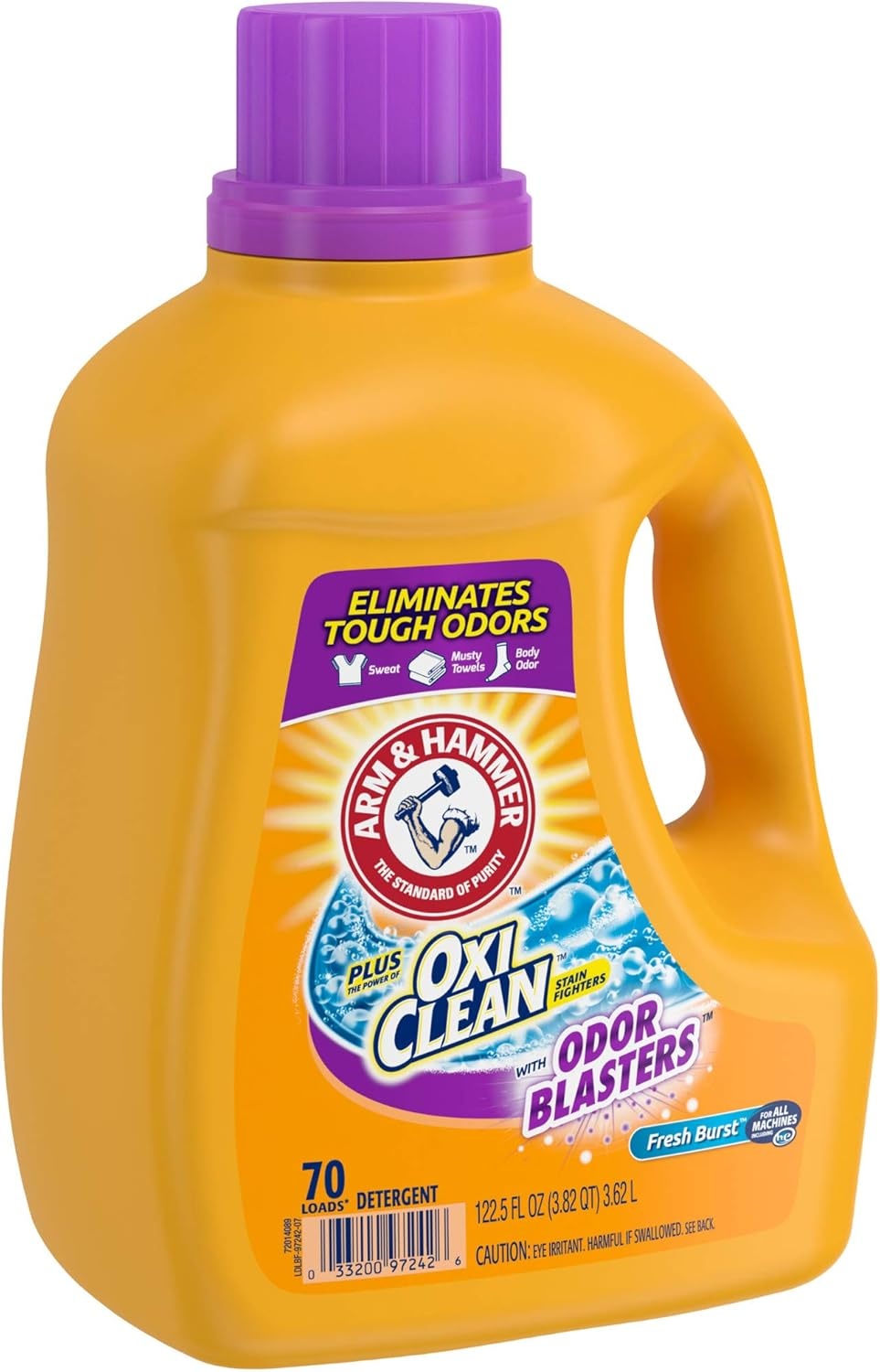 image:imageARM amp HAMMER Sensitive Skin Free amp Clear 140 Loads Liquid Laundry Detergent 140 Fl ozFresh Burst