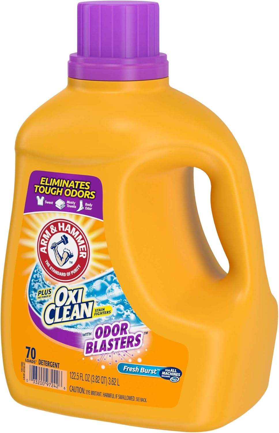 image:imageARM amp HAMMER Sensitive Skin Free amp Clear 140 Loads Liquid Laundry Detergent 140 Fl ozFresh Burst
