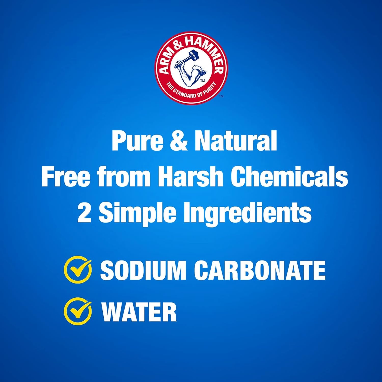 image:imageARM amp HAMMER Super Washing Soda Household Cleaner and Laundry Booster 55 oz BoxMulti