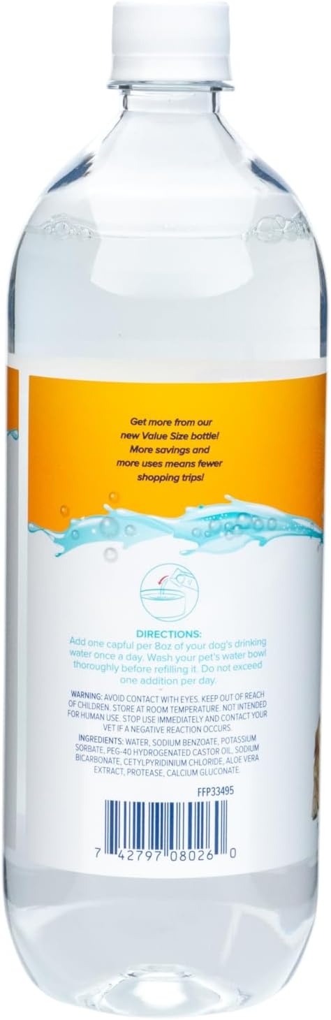 image:imageArm amp Hammer Complete Care Dog Dental Water Additive Odorless Flavorless Daily Oral Care Solution with Baking Soda and Calcium for Plaque Tartar and Fresh Breath 16 Fl OzDental Rinse