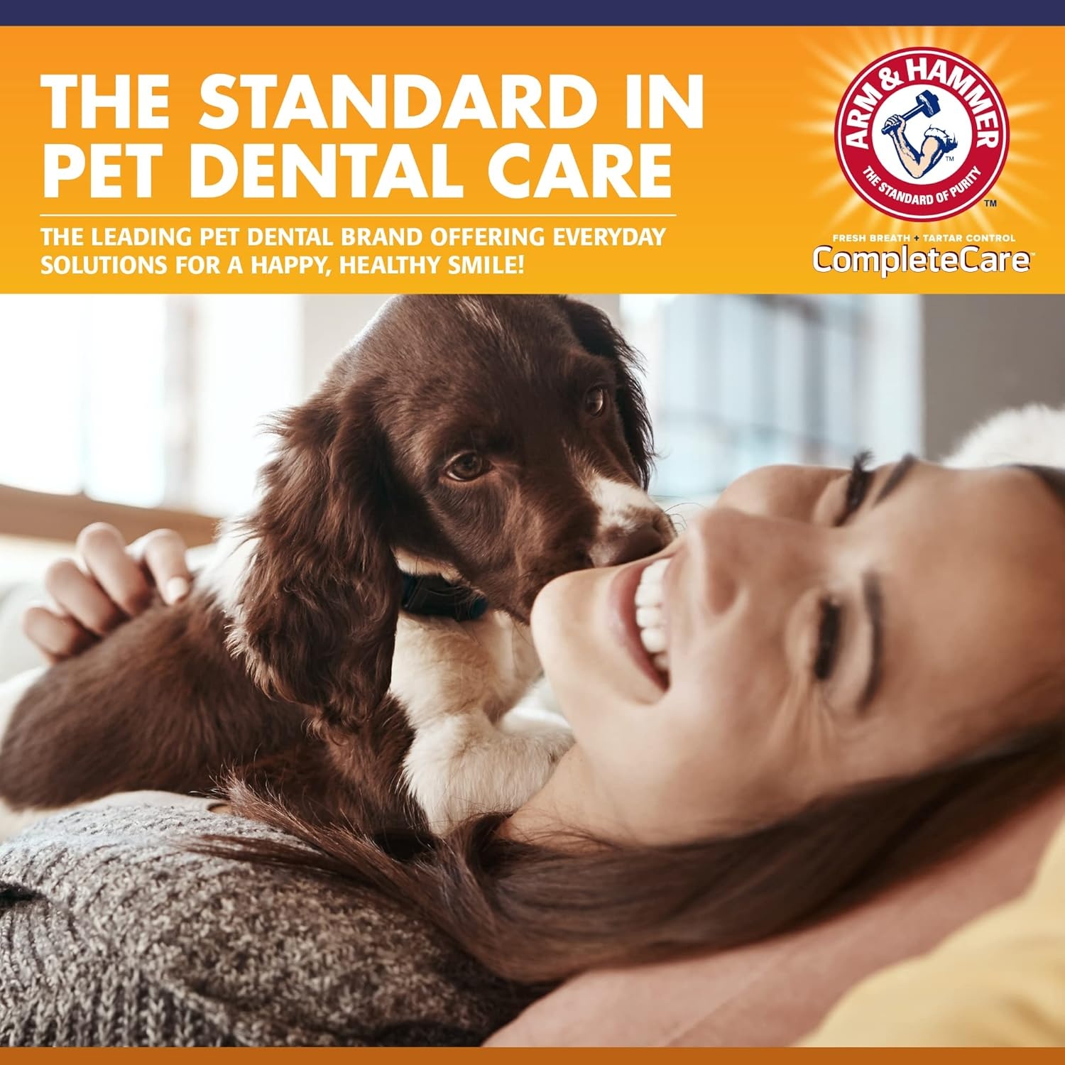 image:imageArm amp Hammer Complete Care Enzymatic Dog Toothpaste Peanut Butter Flavor Baking Soda and Calcium Enzymatic Tartar Control Formula NonToxic Fluoride Free 62 OzPeanut Butter