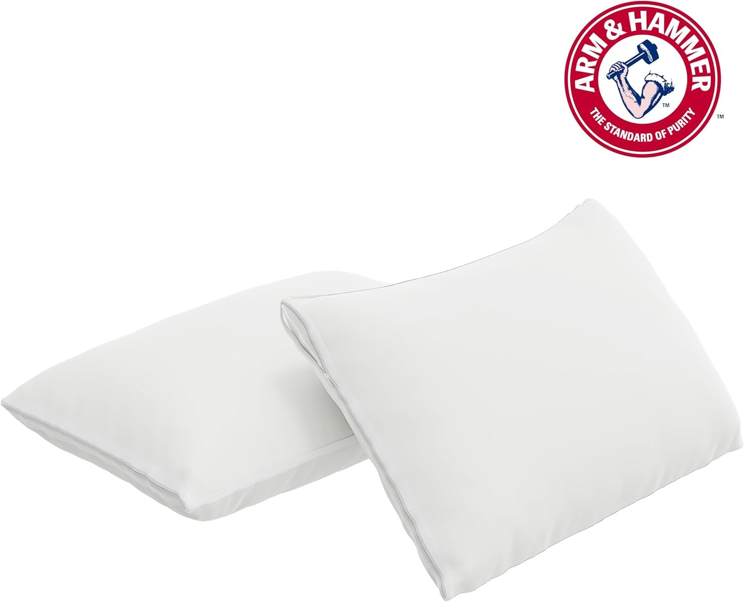 image:imageArm amp Hammer Cooling Comfort Zippered Pillow Protector 2Pack StandardQueenKing
