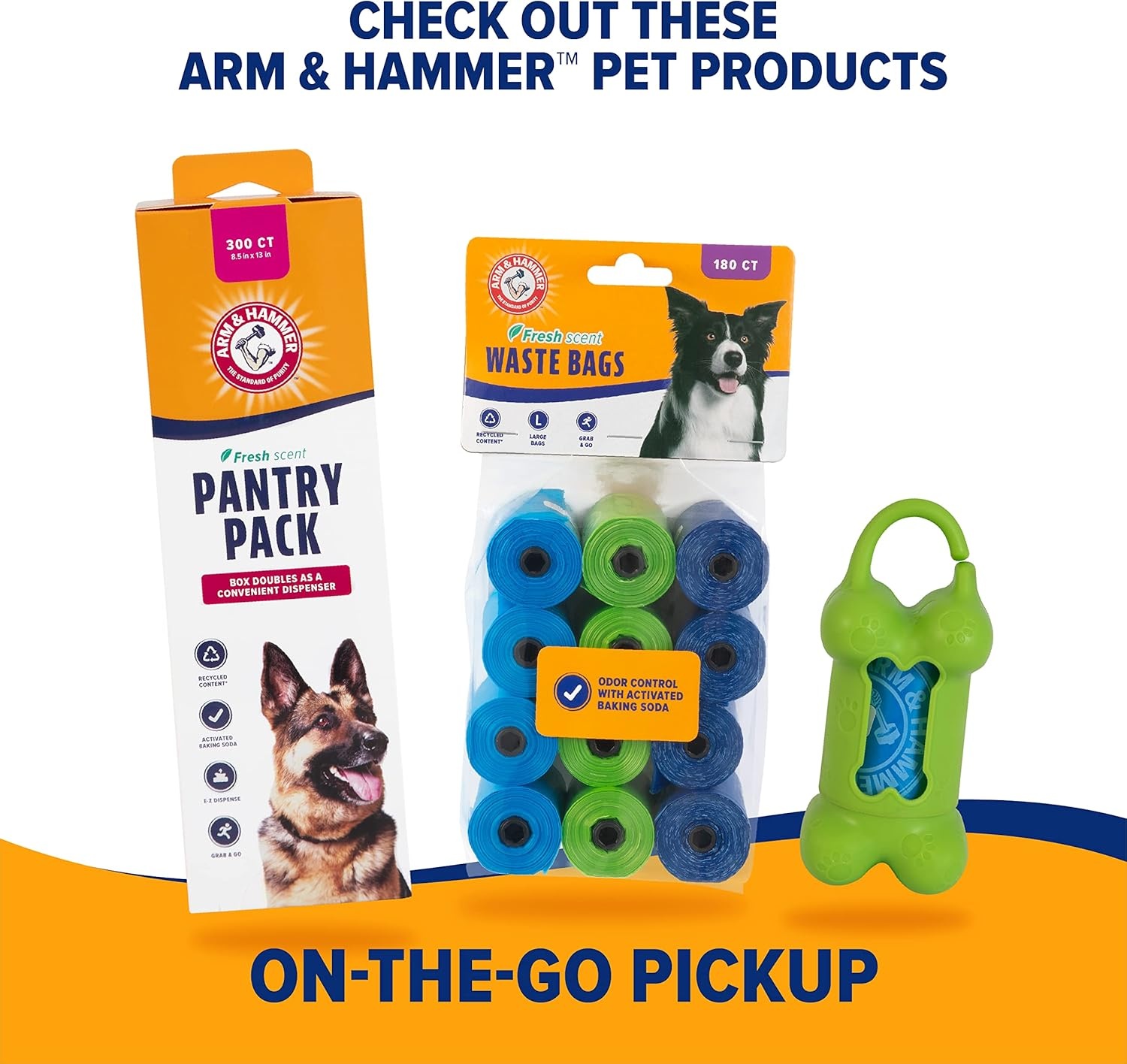 image:imageArm amp Hammer Dog Pooper Scooper Swivel Bin amp Rake Poop Scoop for Dogs Black 2 Heavy Duty Scented Waste Bags IncludedOne Size