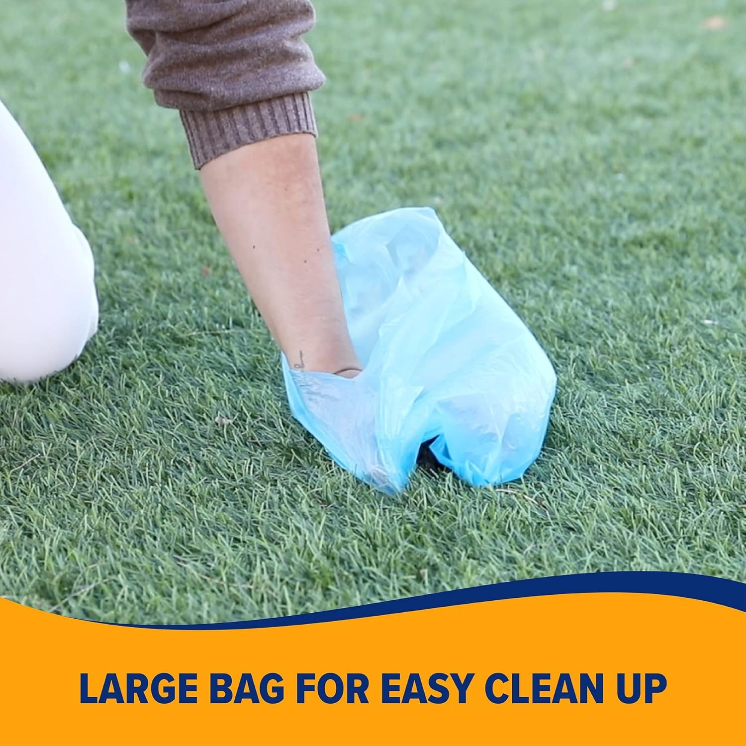 image:imageArm amp Hammer Durable Disposable Dog And Cat Waste Bags With Activated Baking Soda 180 Dog Poop Bags 9 x 14 Inches BlueAssorted