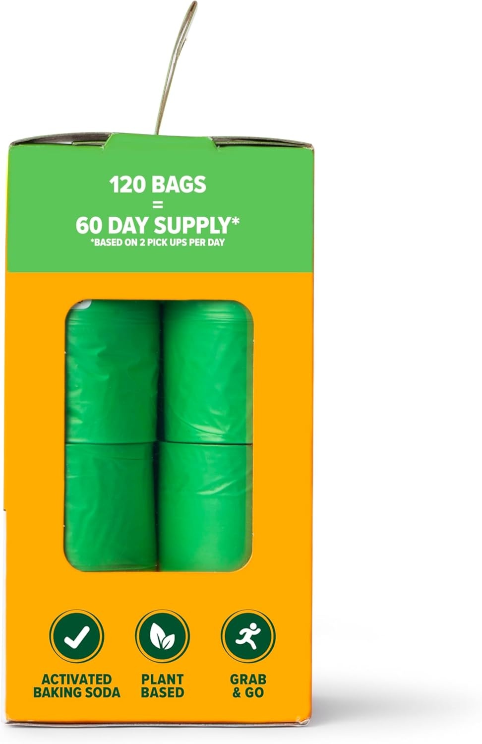 image:imageArm amp Hammer Durable Disposable Dog And Cat Waste Bags With Activated Baking Soda 180 Dog Poop Bags 9 x 14 Inches BlueGreen