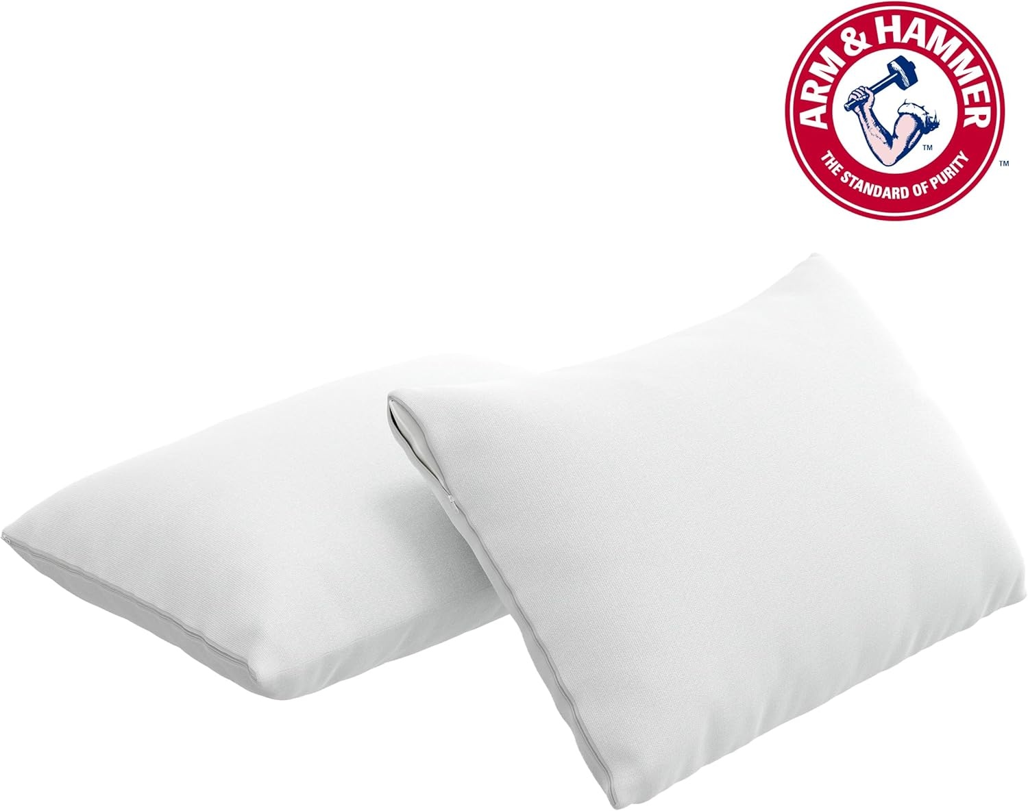 image:imageArm amp Hammer Eco Performance Zippered Pillow Protector with Tencel 2Pack KingStandardQueen