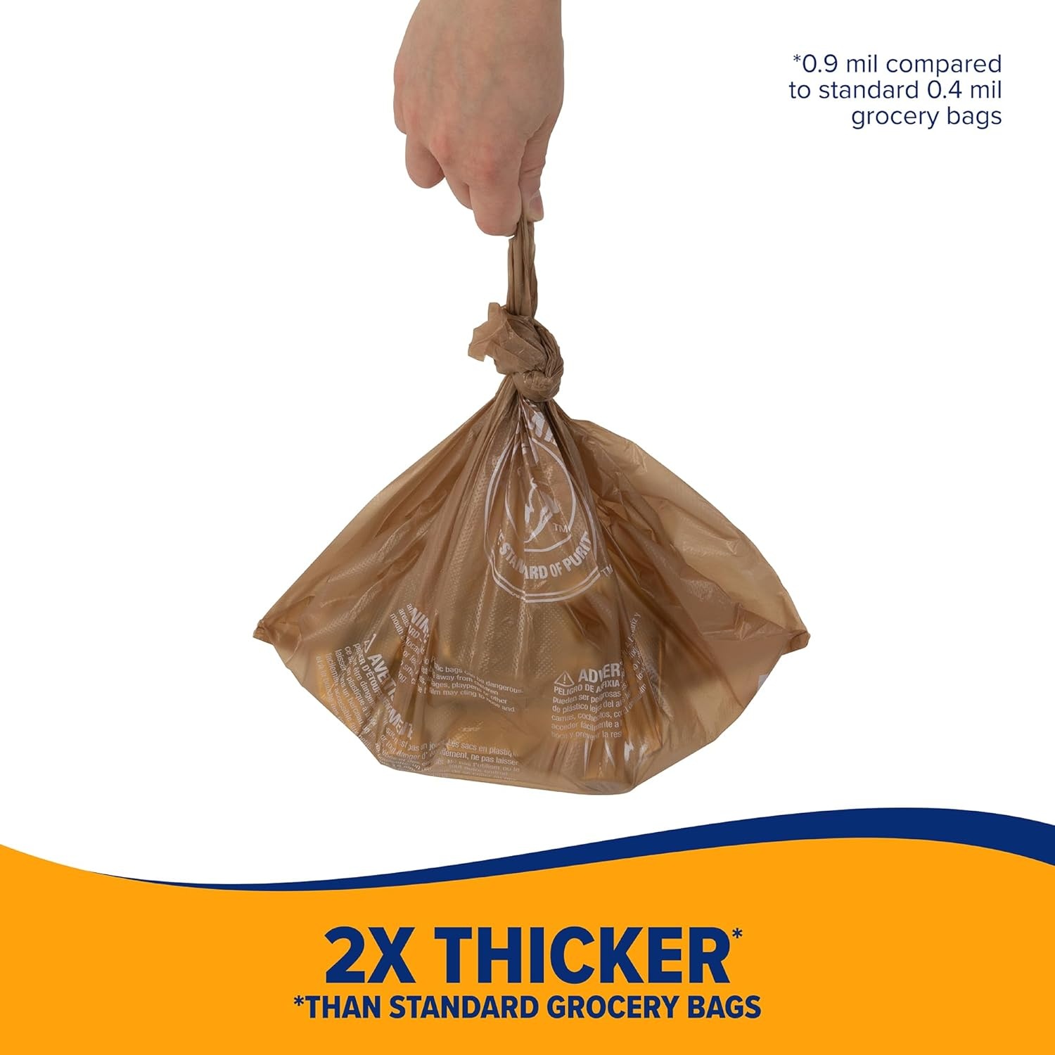 image:imageArm amp Hammer Heavy Duty Pet Waste Bags for Swivel Bin amp Rake Dog Pooper Scooper 20 Count Refill Bags Packaging May Vary1 Count Pack of 20