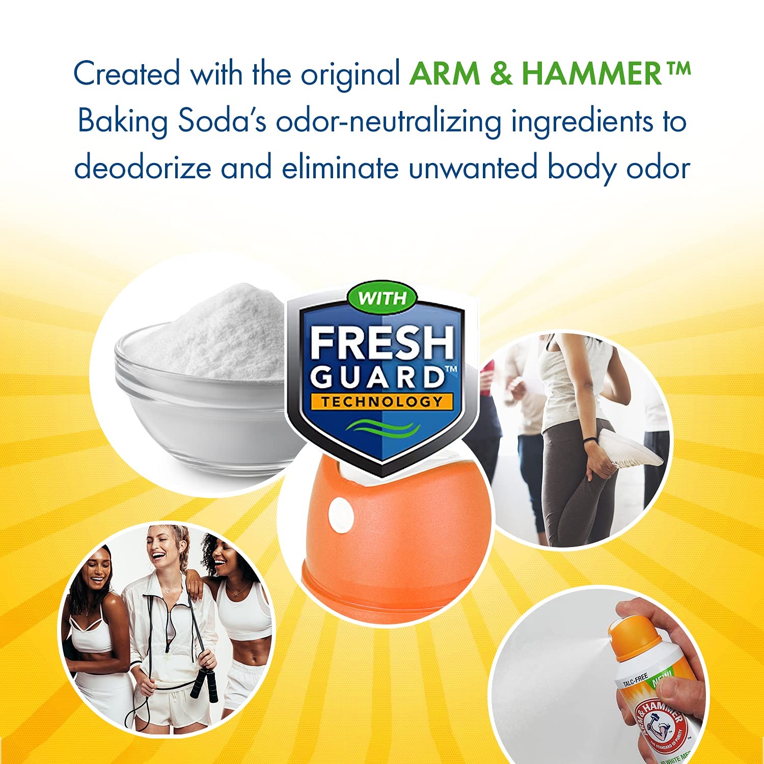 image:imageArm amp Hammer Invisible Body Powder Spray Clear TalcFree Body Odor amp Sweat Control For Men amp Women Spray Body Powder For Women And Men Arm And Hammer Body Spray Powder 7 Oz 3 Pack7 Ounce Pack of 3