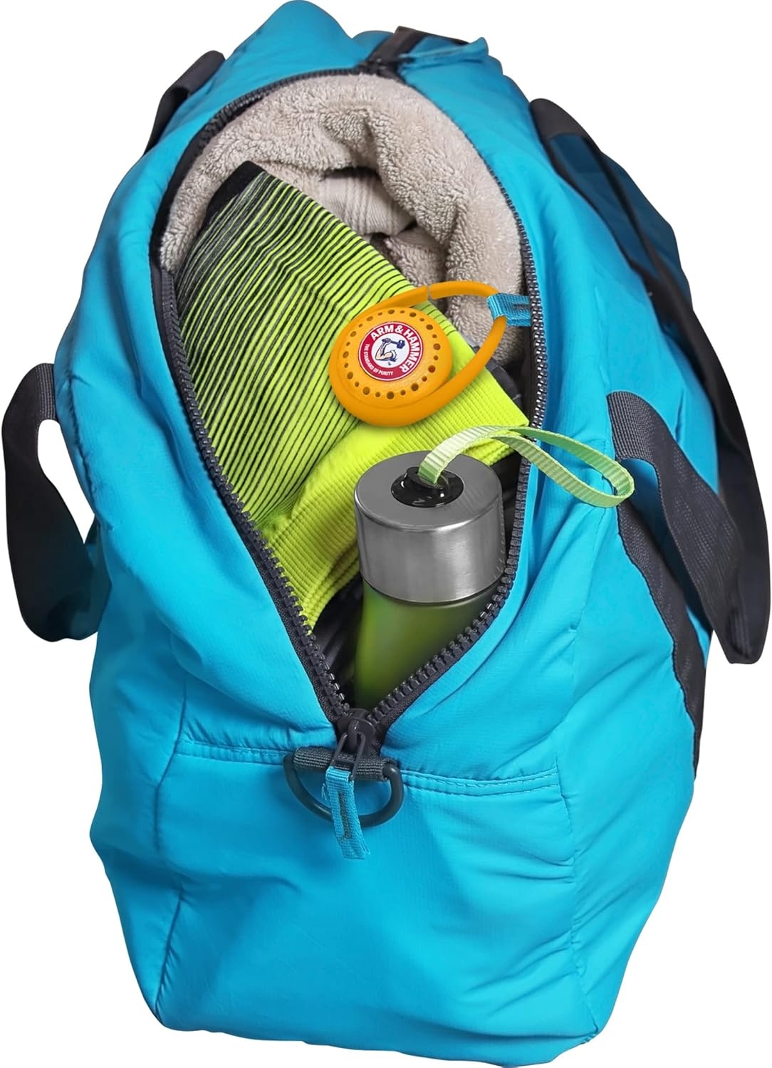 image:imageArm amp Hammer OdorBusterz ClipMATE Clean Burst 4 Count ClipOn Odor Absorber with Baking Soda Carabiner Clip for Gym Bags Backpacks amp Travel Gear2 Count Pack of 2