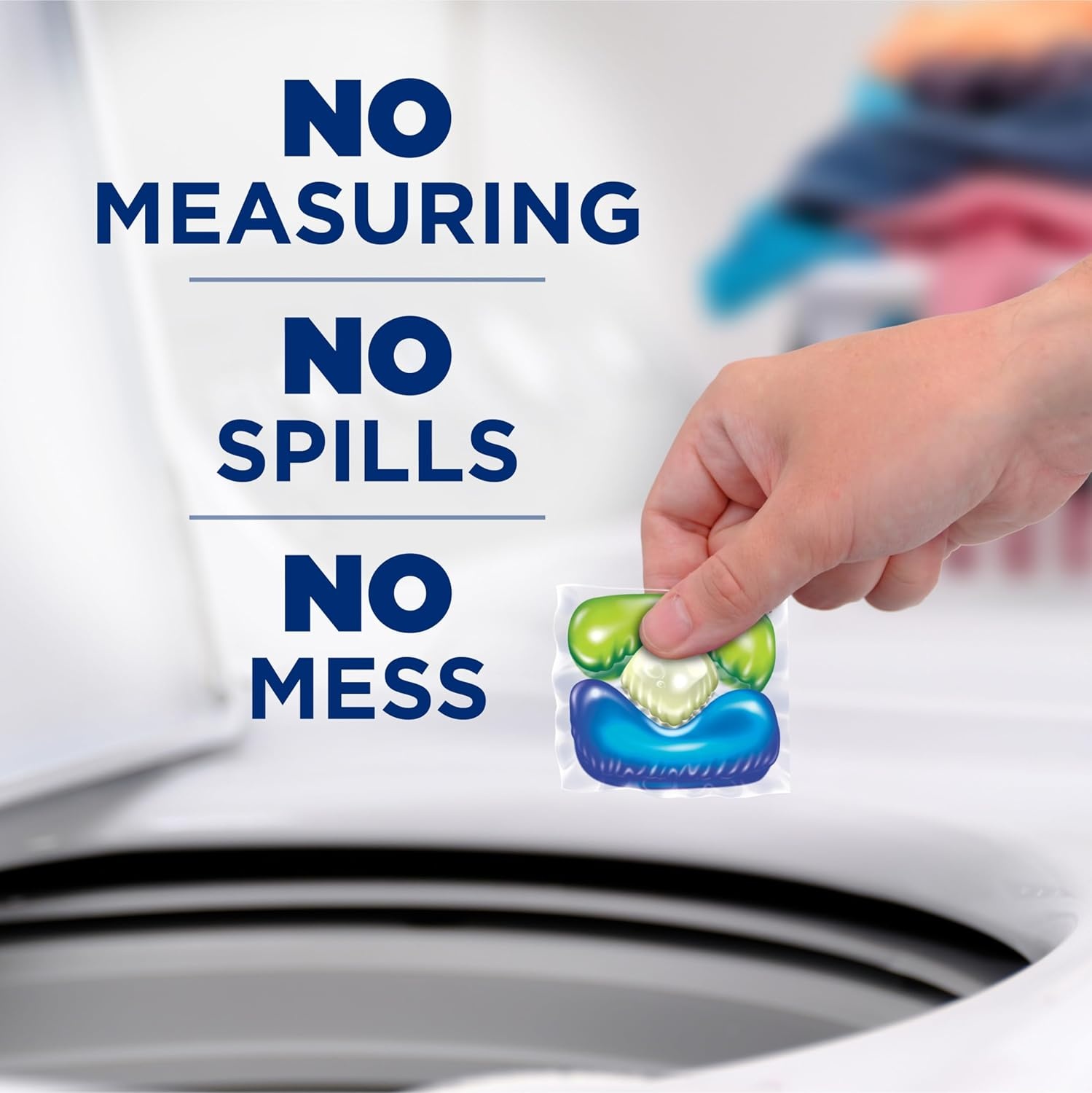 image:imageArm amp Hammer Plus OxiClean 5in1 Laundry Detergent Power Paks 42 Count Packaging may varyFresh Scent