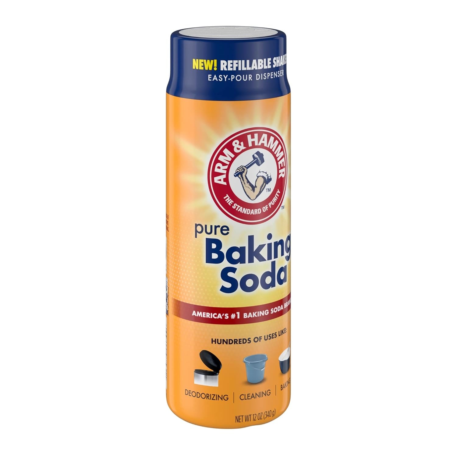 image:imageArm amp Hammer Pure Baking Soda Shaker 12 Oz Pack of 612 Ounce Pack of 6