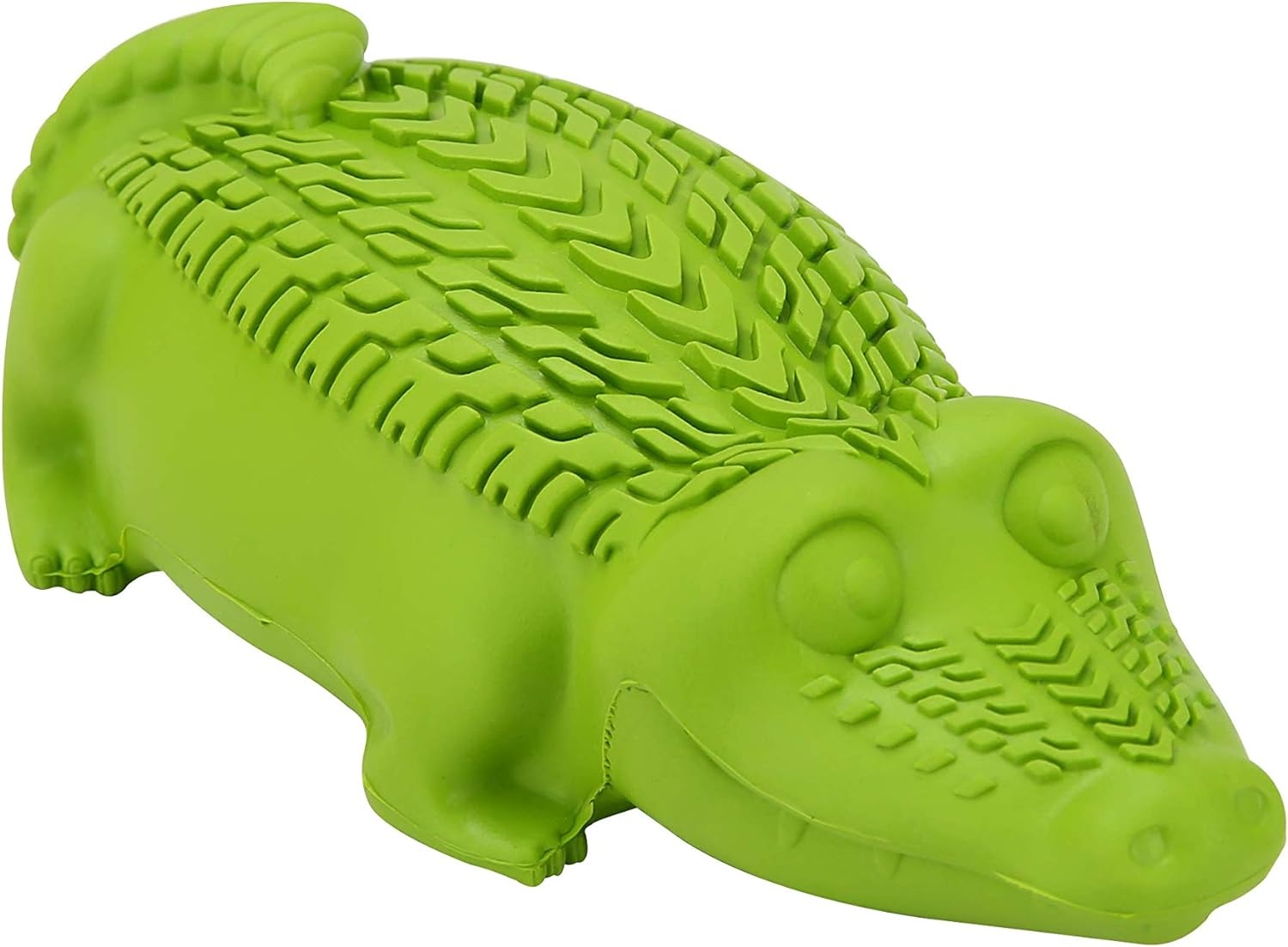 image:imageArm and Hammer for Pets Super Treadz Gator Dental Chew Toy for Dogs Reduces Plaque and Tartar Without Brushing Baking Soda Infused Dishwasher Safe Dogs Up to 35 LbsGator
