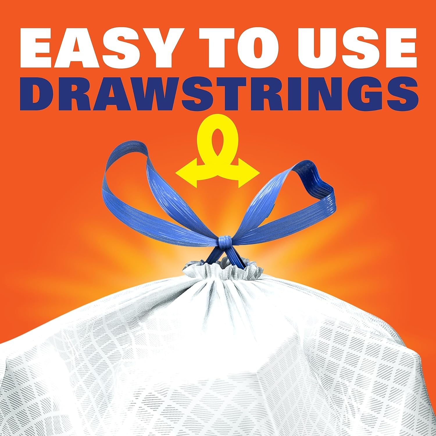 image:imageHefty Ultra Strong 13 Gallon Trash Bags Tall Kitchen Trash Bags 13 Gallon Size Drawstring Closure Continuous Odor Control White Citrus Twist Scent 80 BagsLavender Sweet Vanilla 13G