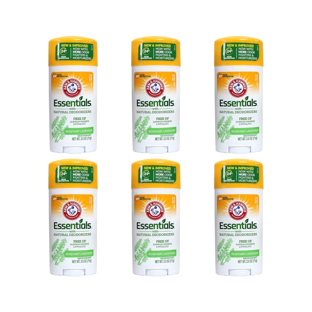 image:imageARM amp HAMMER Essentials Deodorant Clean Juniper Berry Wide Stick Made with Natural Deodorizers Free From Aluminum Parabens amp Phthalates 25 oz Pack of 2Rosemary Lavender