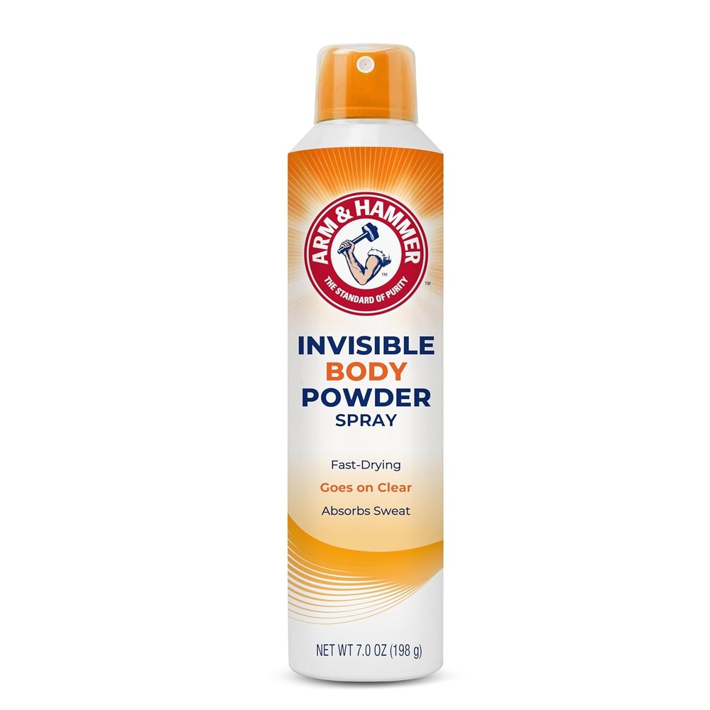 image:imageArm amp Hammer Invisible Body Powder Spray Clear TalcFree Body Odor amp Sweat Control For Men amp Women Spray Body Powder For Women And Men Arm And Hammer Body Spray Powder 7 Oz 3 Pack7 Ounce Pack of 1