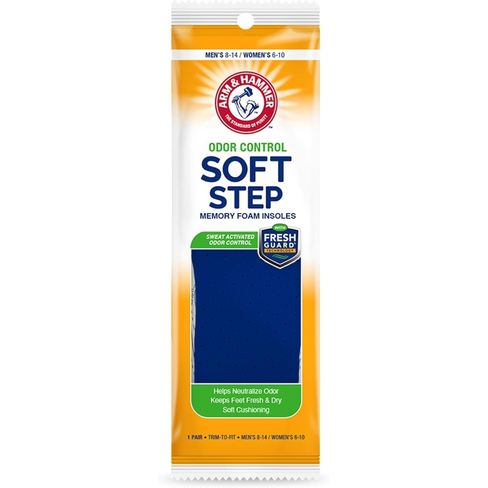 image:imageArm amp Hammer Soft Step Memory Foam Insoles M 814W 6101 pair