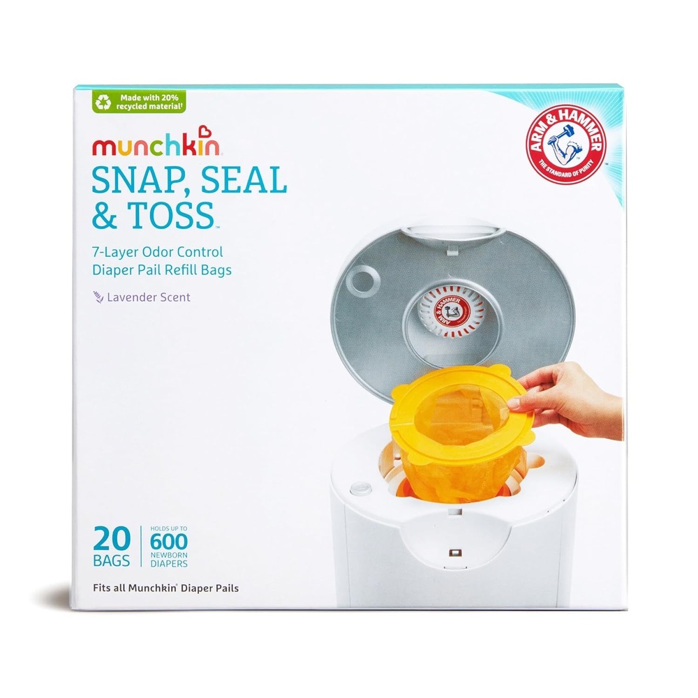 image:imageMunchkin Arm amp Hammer Pacifier Wipes Safely Cleans Breast Pump Parts and Feeding Essentials for Baby and Toddler 2 Pack 72 Wipes20 Pack