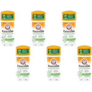 ARM & HAMMER Essentials Deodorant- Clean Juniper Berry- Wide Stick- Made with Natural Deodorizers- Free From Aluminum, Parabens & Phthalates, 2.5 oz (Pack of 2)(Fresh)
