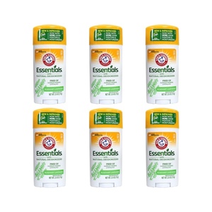 ARM & HAMMER Essentials Deodorant- Clean Juniper Berry- Wide Stick- Made with Natural Deodorizers- Free From Aluminum, Parabens & Phthalates, 2.5 oz (Pack of 2)(Rosemary Lavender)