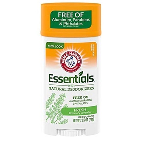 ARM & HAMMER Essentials Deodorant- Orange Citrus- Solid Oval – Made with Natural Deodorizers- Free From Aluminum, Parabens & Phthalates, 2.5 oz (Pack of 3)(Rosemary Lavender)