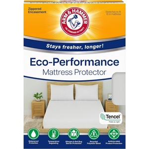 Arm & Hammer Eco Performance Zippered Mattress Protector with Tencel, Queen(Full)