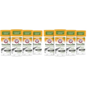 Arm & Hammer Essentials Charcoal Deodorant 4-Pack(2.5 Ounce (Pack of 8))