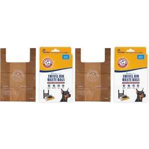 Arm & Hammer Heavy Duty Pet Waste Bags for Swivel Bin & Rake Dog Pooper Scooper, 20 Count Refill Bags (Packaging May Vary)(1 Count (Pack of 40))