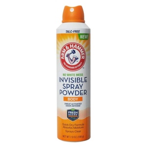 Arm & Hammer Invisible Foot Powder Spray, Clear Talc-Free Sweat Control, Odor Eliminating Foot Spray For Men & Women, 7 Oz (3 Pack)(7 Ounce (Pack of 2))