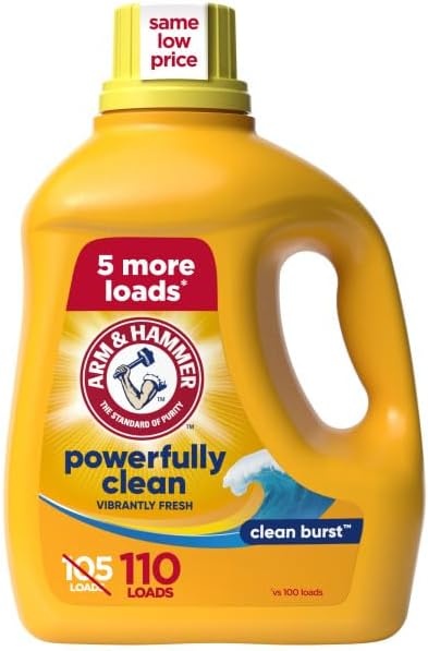 image:imageARM amp HAMMER Clean Burst 110 Loads Liquid Laundry Detergent 110 fl oz