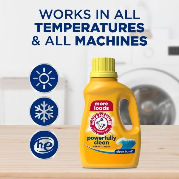 image:imageARM amp HAMMER Clean Burst 110 Loads Liquid Laundry Detergent 110 fl oz