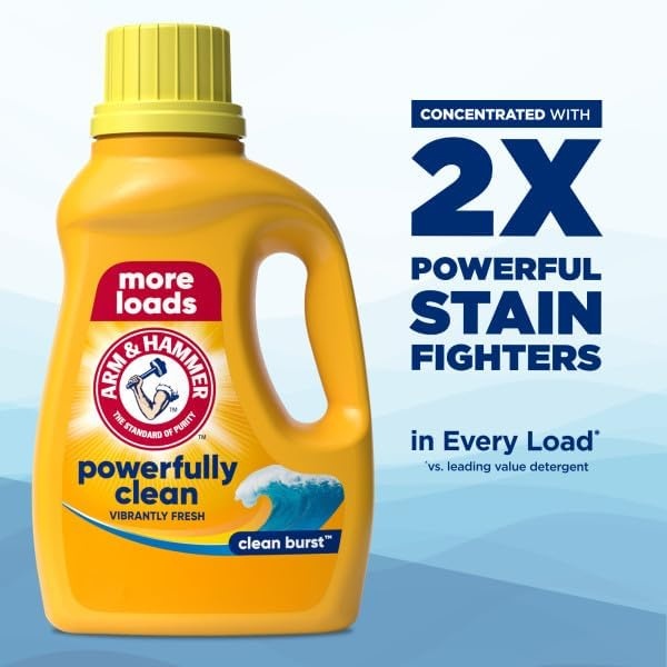 image:imageARM amp HAMMER Clean Burst 110 Loads Liquid Laundry Detergent 110 fl oz