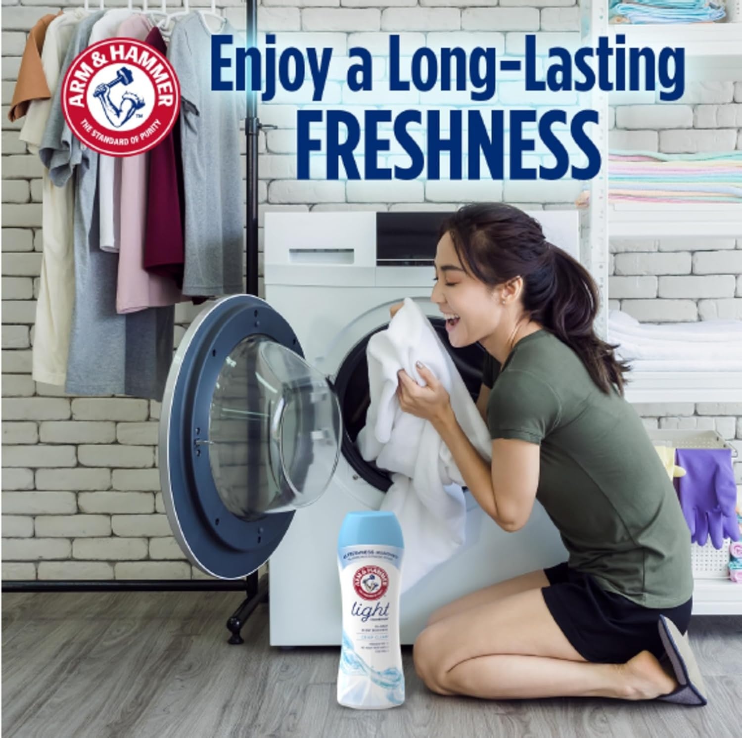 image:imageARM amp HAMMER Light InWash Scent Booster Laundry Scent Booster Lavender Escape scent 24 Oz24 Ounce Pack of 2