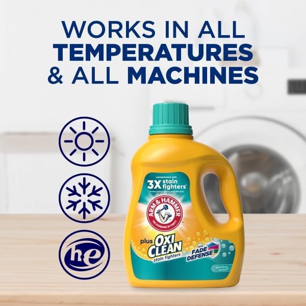 image:imageARM amp HAMMER Plus OxiClean Fade Defense 77 Loads Liquid Laundry Detergent 1005 Floz