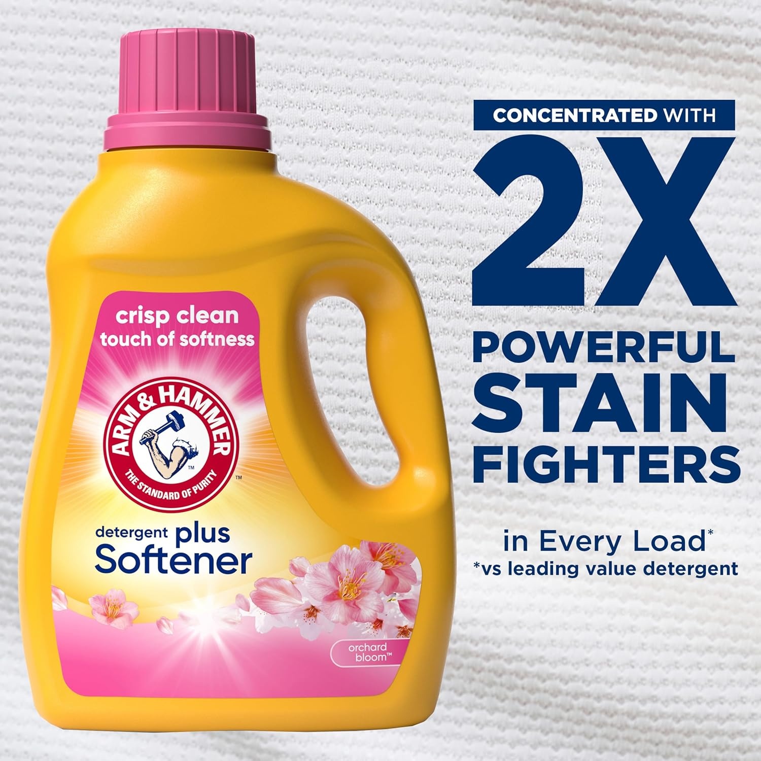 image:imageARM amp HAMMER Plus a Touch of Softener 77 Loads Liquid Laundry Detergent 1005 Fl oz