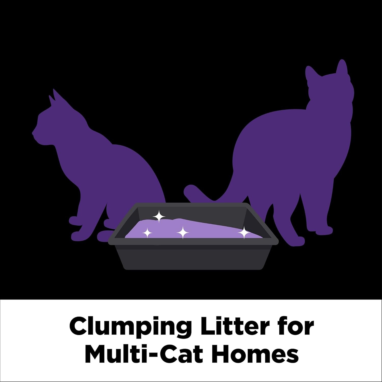 image:imageARM amp Hammer Clump amp Seal Platinum Cat Litter MultiCat Clumping Litter Forms RockHard Clumps Powerful Odor Eliminators with Baking Soda 14Day Odor Control 18 lbs18 lbs Pack of 2