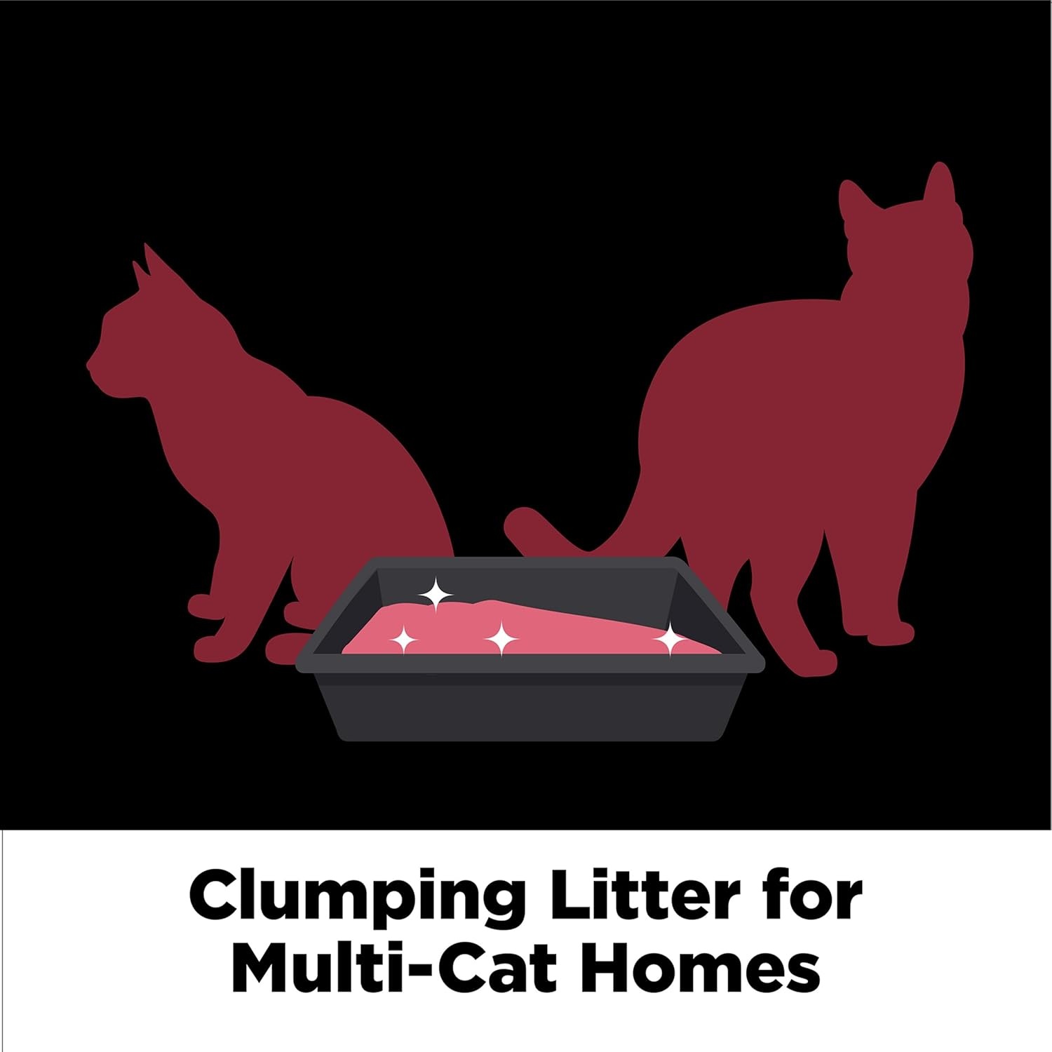 image:imageARM amp Hammer Clump amp Seal Platinum Cat Litter MultiCat Clumping Litter Forms RockHard Clumps Powerful Odor Eliminators with Baking Soda 14Day Odor Control 18 lbs18 lbs
