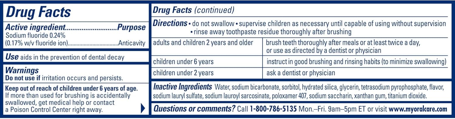 image:imageARM amp Hammer Complete Care Toothpaste Teeth Whitening Toothpaste with Baking Soda Fluoride Whole Mouth Protection Fresh Mint Flavor 60 oz Pack of 4Mint