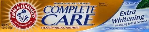 image:imageARM amp Hammer Complete Care Toothpaste Teeth Whitening Toothpaste with Baking Soda Fluoride Whole Mouth Protection Fresh Mint Flavor 60 oz Pack of 4Mint